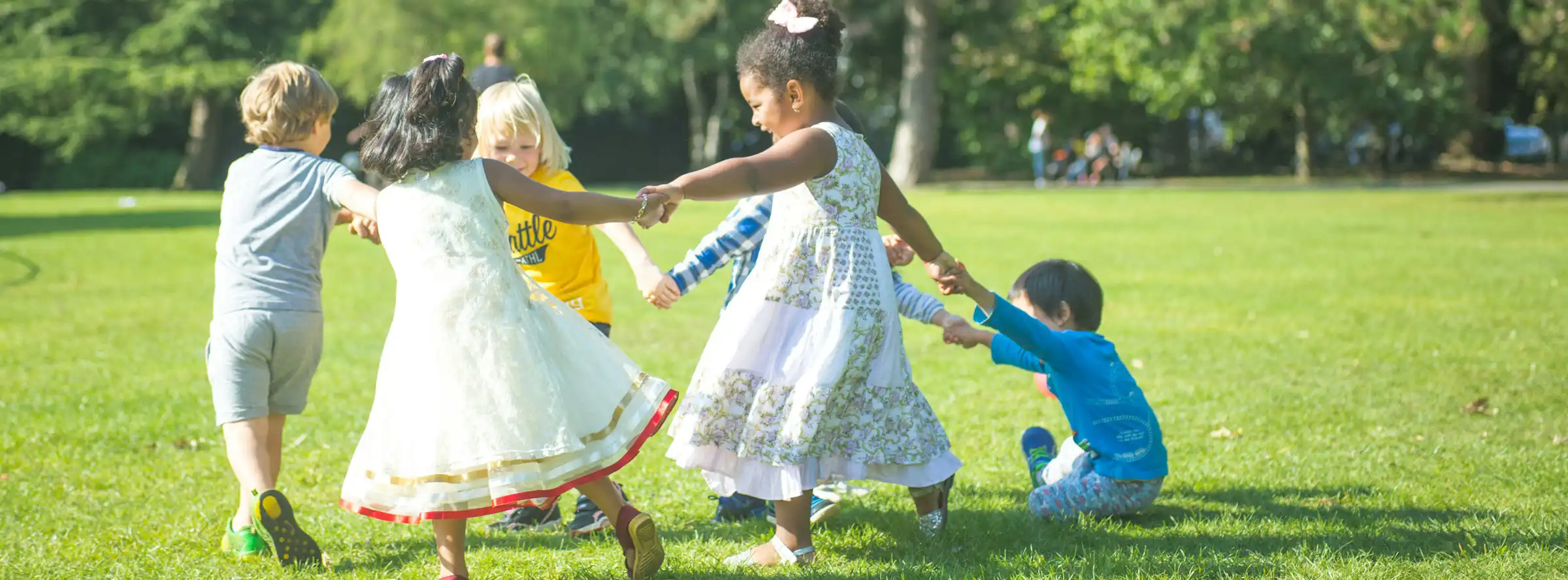 playing children